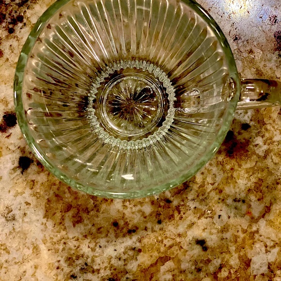 ROYAL CREST PUNCH Set by Gibson Clear Glass - Picture 5 of 6